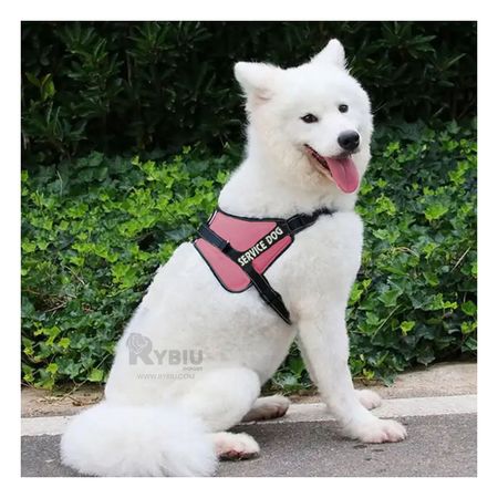 Arnes Pechera Service Dog Talla M Comodo de Tono Rosado