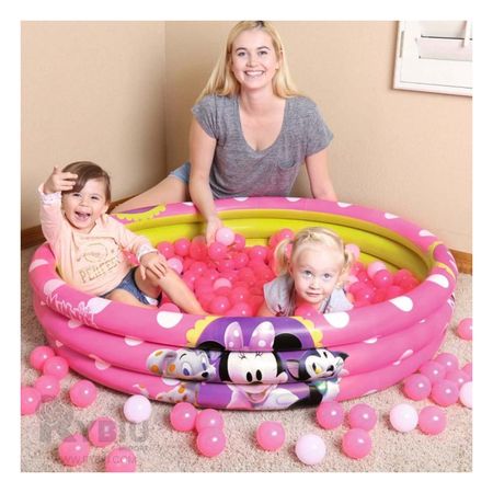 Piscina para Bebes de Color Rosado Y+Papel de Regalo