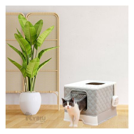 Contenedor de Residuos para Gato Plomo Y+Post-it adhesivos