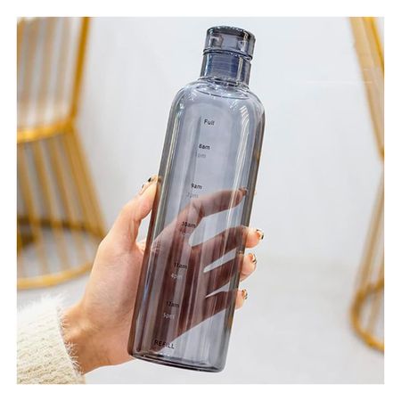 Botella Portatil para Agua de 500 ml Negro Y+Agendita
