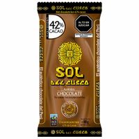 Chocolate para Taza SOL DEL CUSCO 42% Cacao Tableta 90g
