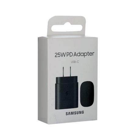 Cargador Samsung 25W Adaptador para Galaxy A42 - Negro