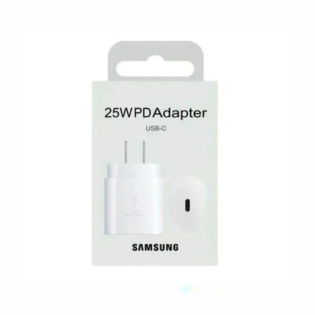 Cargador Samsung 25W Adaptador para Galaxy Note 20 Ultra - Blanco