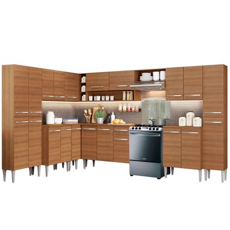 Mueble de Cocina Integral Emilly Big 513 cm Marrón 02