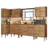 Mueble de Cocina Integral Emilly Rock 357 cm Marrón 01