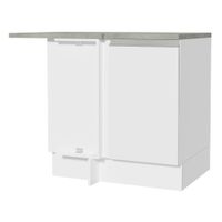 Mueble de Cocina Esquinero 1 Puerta Glamy 94 cm Blanco