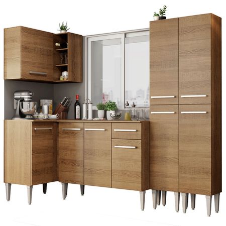 Mueble de Cocina Integral Emilly Music 293 cm Marrón 02