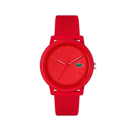 Reloj Analogo Lacoste Original 2011173  Color Rojo con Correa de Silicona para Hombre