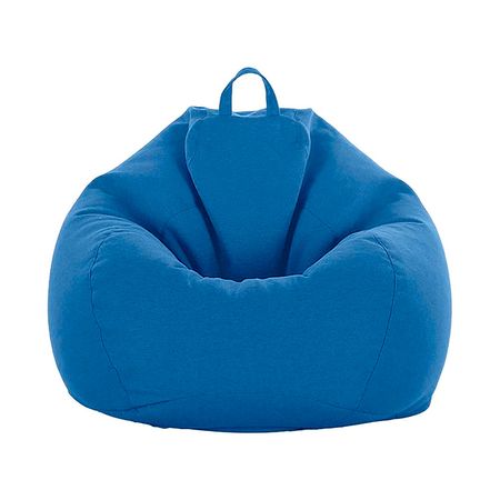 Puff con Relleno de Poliestireno para Adultos Azul