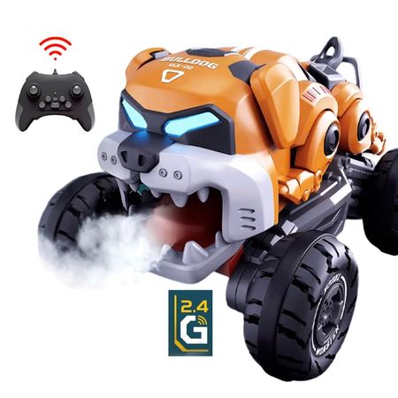 Juguete Carro Perro Robot Con Control Remoto y Luz Led