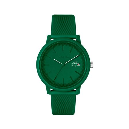 Reloj Analogo Lacoste Original 2011170 Color Verde con Correa de Silicona para Hombre