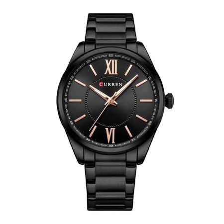 Reloj Análogo Curren Original KREd630101 para Hombre Acero Color Negro