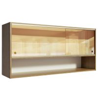 Alacena de Cocina 2 Puertas Corredizas de  Emilly 105 cm Marrón