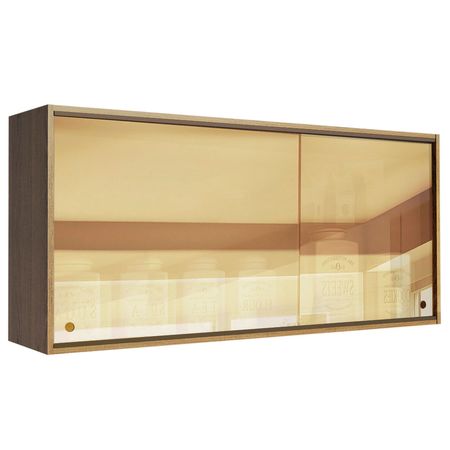 Alacena de Cocina 2 Puertas Corredizas de  Emilly 105 cm Marrón