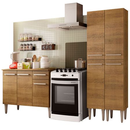Mueble de Cocina Integral Emilly Front 169 cm Marrón 02