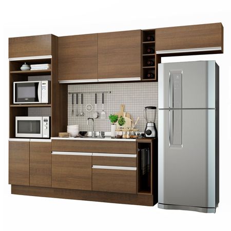 Mueble de Cocina Integral Safira 290 cm Marrón 04
