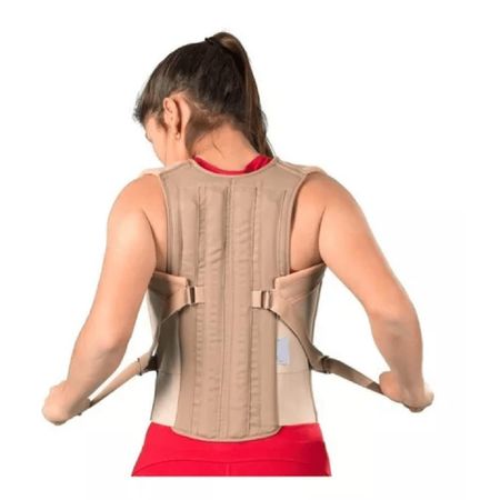 Corrector Postura Faja Dorso Lumbar Sacro Ortopedica Unisex Skeleton XS