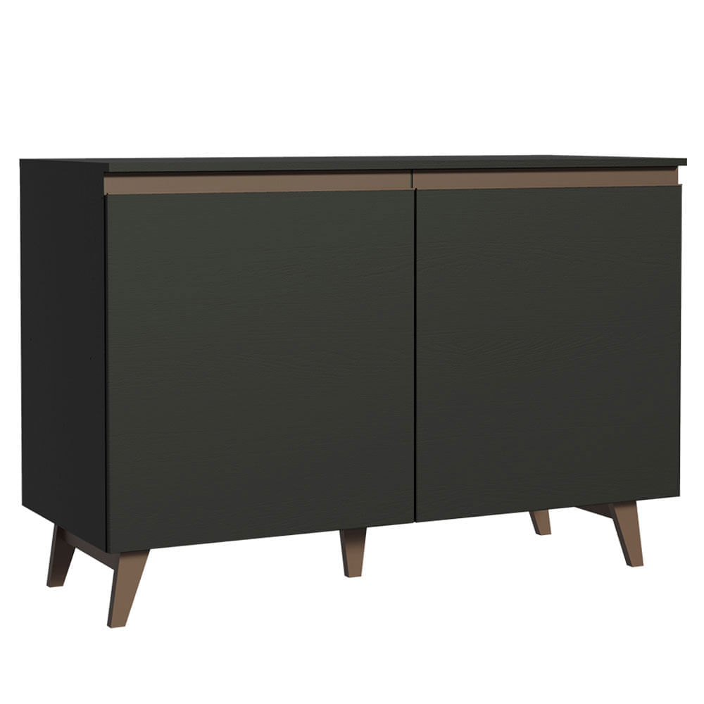 Mueble de Cocina 2 Puertas Reims 120 cm Negro