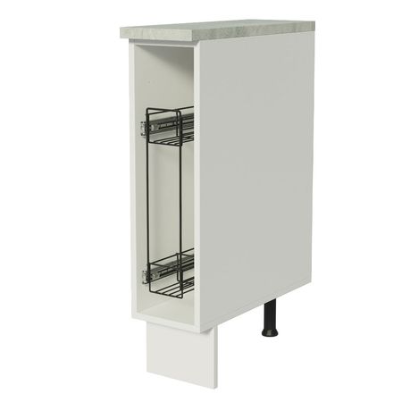 Mueble de Cocina Portacondimentos 20 cm Glamy y Agata Blanco