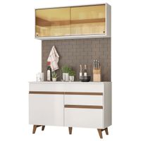 Mueble de Cocina Integral Reims 120 cm Blanco 01