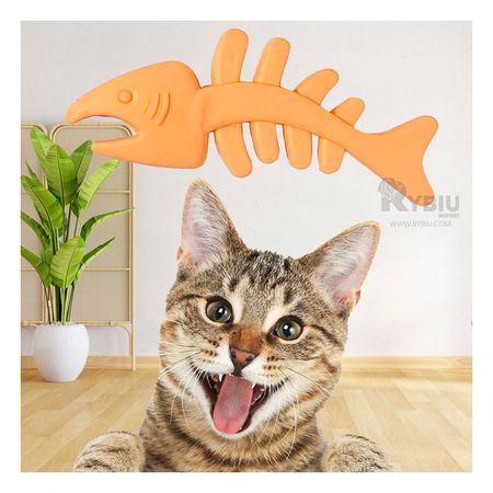 Juguete Cuidado Dental Mascota en Naranja Y+Papel de Regalo