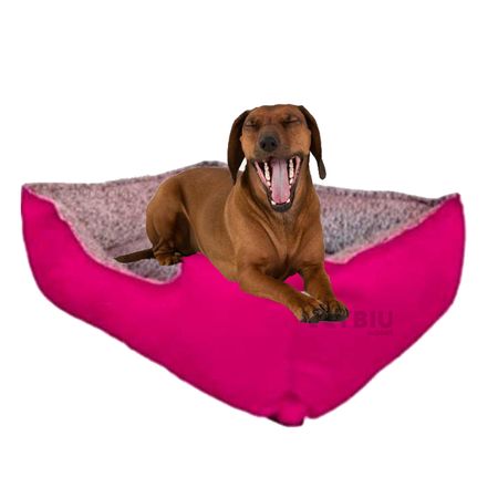 Cama para Perro Talla XL Hipoalergica de Color Fucsia