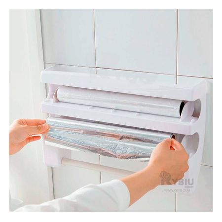 Dispensador de Toalla y Papel Aluminio Plomo Y+Agendita