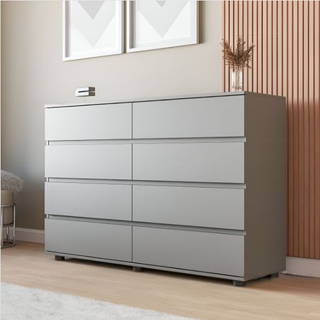 Comoda Moderna Nilan Gris R&R MUEBLES