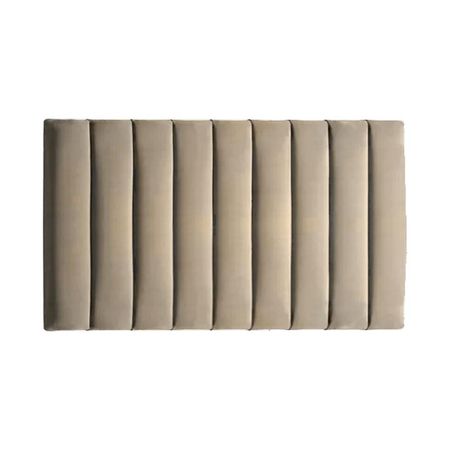 Cabecera Box Weymi 2 Plazas Panel - Beige Oscuro