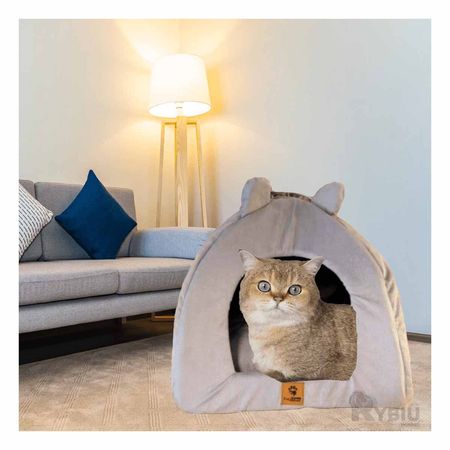 Cama Cerrada Can Suave y Comodo de Tono Plomo Y+Stickers