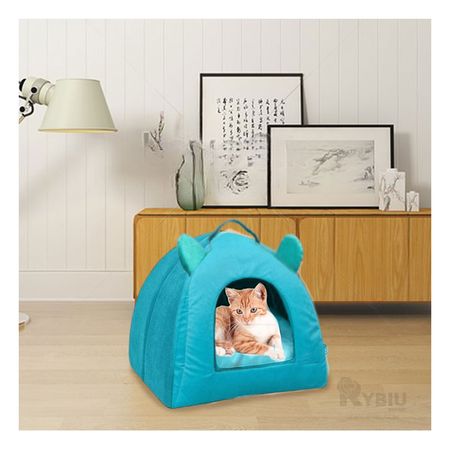 Cama Lavable a Maquina Talla S Verde Agua Y+Stickers