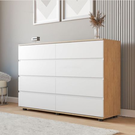 Comoda Moderna Nilan Blanco con Duna R&R MUEBLES