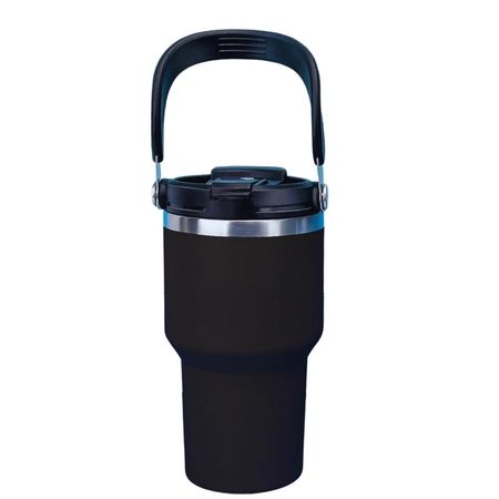 Vaso Termo Tomatodo Acero Inoxidable 600ml Color Negro