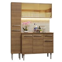 Mueble de Cocina Integral Emilly 137 cm Marrón 06