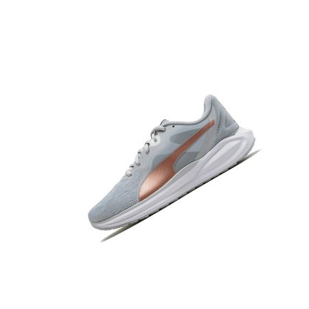 Zapatillas Puma Twitch Runner Metallic 378548 02 Original Color Gris Para Mujer Talla 37.5