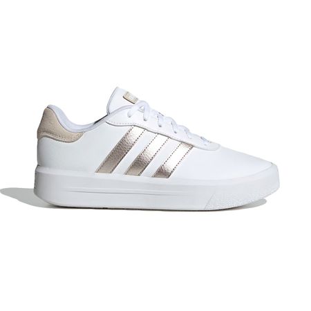 Zapatillas deportivas Adidas Court Platform ID1969 Color Blanco Para Mujer Talla 40