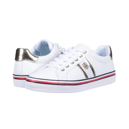 Zapatillas Tommy Hilfiger Fenti Original Color Blanco Para Mujer Talla 40