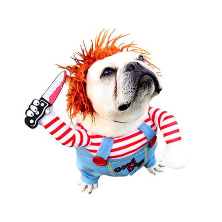 Disfraz para Mascota Perro Chucky Talla S