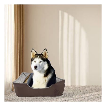 Cama para Perro Talla XL Hipoalergica de Color Marron