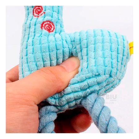 Juguete Infantil Jirafa de Mascota de Color Celeste