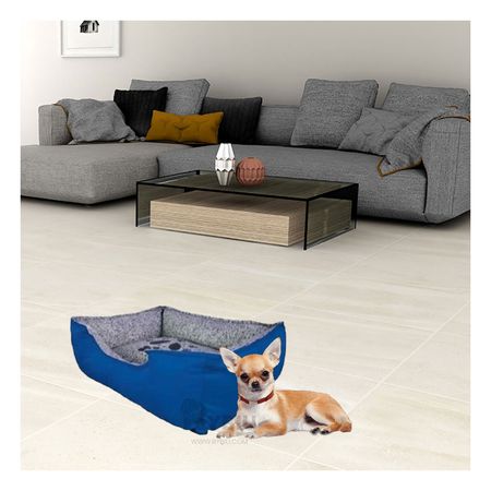 Cama para Perro de Color Talla S en Azul