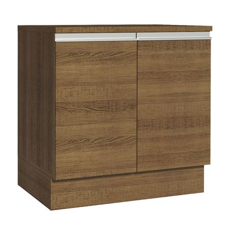 Mueble de Cocina 2 Puertas Glamy 80 cm Marrón