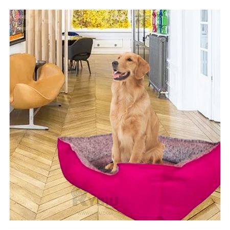 Cama para Perro Talla XXL Hipoalergica de Color Fucsia