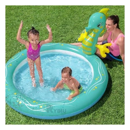 Alberca para Niños en Color Verde Agua Y+Ligas de Regalo