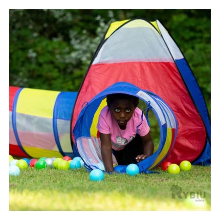 Carpa de 4 Piezas con Tunel en Multicolor Y+Regalo Stickers