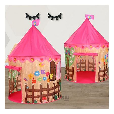 Carpa Ideal para Niñas en Color Rosado Y+Papel de Regalo