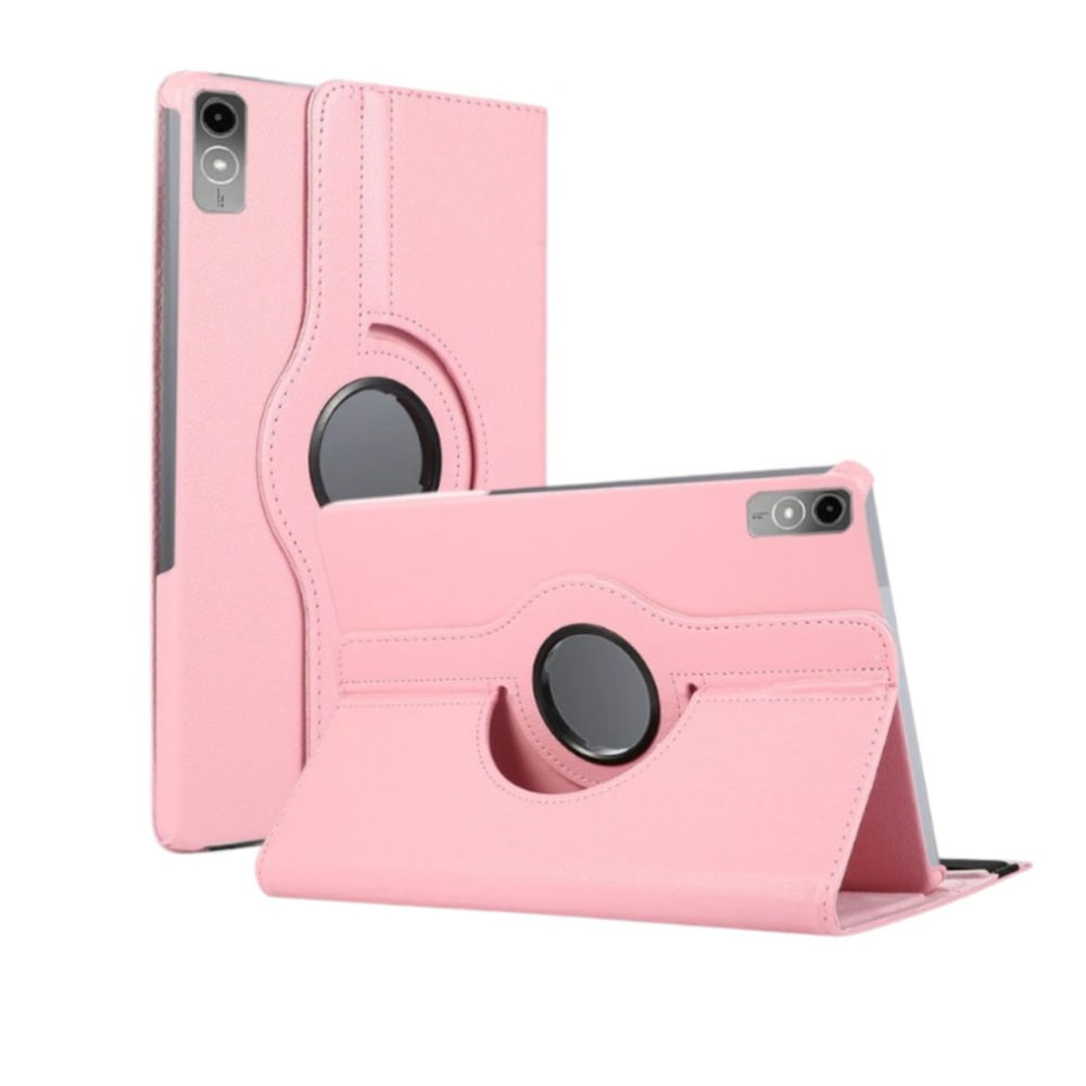 Funda Giratoria para Tablet Lenovo P12 12.7"" Rosado