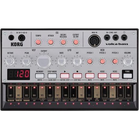 Ritmo Korg Volca Beats con osciladores y secuenciador