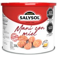 Cacahuates con Miel SALYSOL Lata 250g