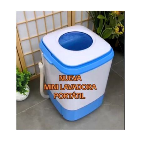 Mini Lavadora Portátil Tambor de Acero Inoxidable capacidad 6.5kg